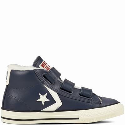Converse Star Player Ev 3v High Tops Kids - Red Shoes (140HPWNY)